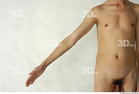 Arm Whole Body Man Animation references Asian Nude Slim Studio photo references