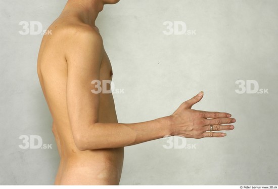 Arm Whole Body Man Animation references Asian Nude Slim Studio photo references