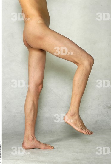 Leg Whole Body Man Animation references Asian Nude Slim Studio photo references