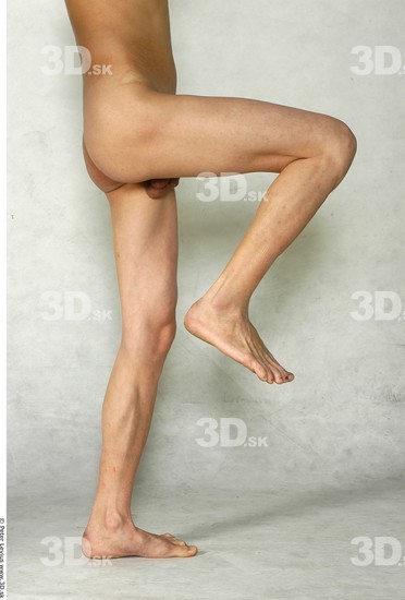 Leg Whole Body Man Animation references Asian Nude Slim Studio photo references