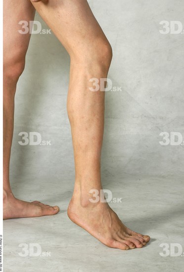 Calf Whole Body Man Animation references Asian Nude Slim Studio photo references