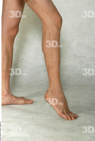 Calf Whole Body Man Animation references Asian Nude Slim Studio photo references