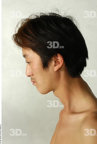 Neck Whole Body Man Animation references Asian Nude Slim Studio photo references