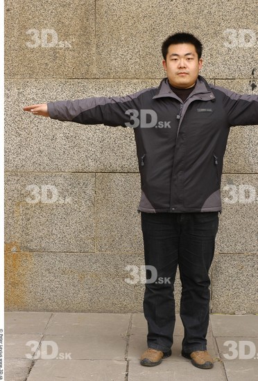 Whole Body Man T poses Asian Casual Average