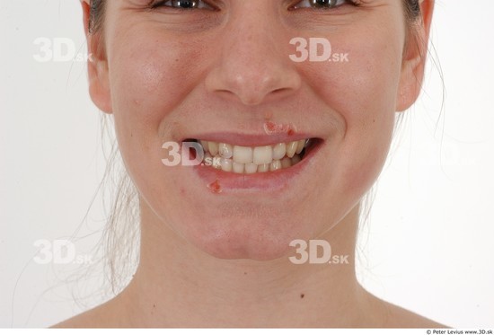 Whole Body Teeth Emotions Woman Artistic poses Chubby Studio photo references