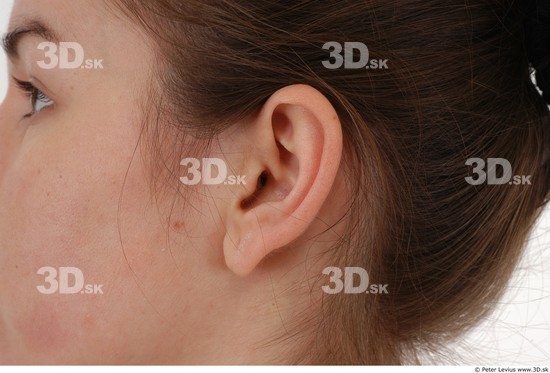 Ear Whole Body Emotions Woman Artistic poses Chubby Studio photo references