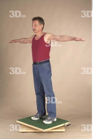 Whole Body Man T poses Casual Average Studio photo references