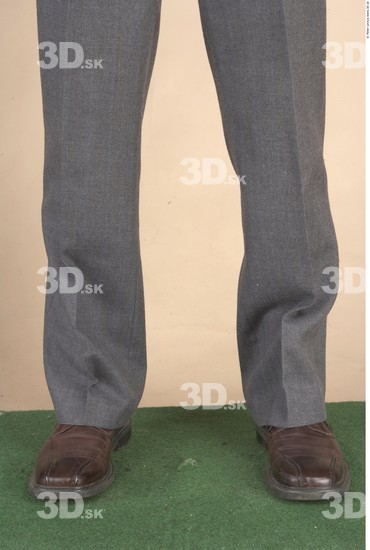 Calf Whole Body Man Formal Average Studio photo references