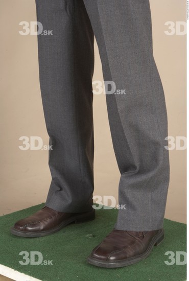 Calf Whole Body Man Formal Average Studio photo references