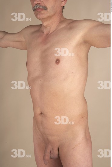 Upper Body Whole Body Man Nude Average Studio photo references