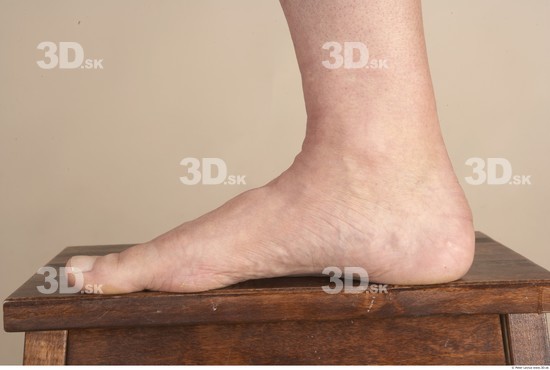 Foot Whole Body Man Nude Average Studio photo references