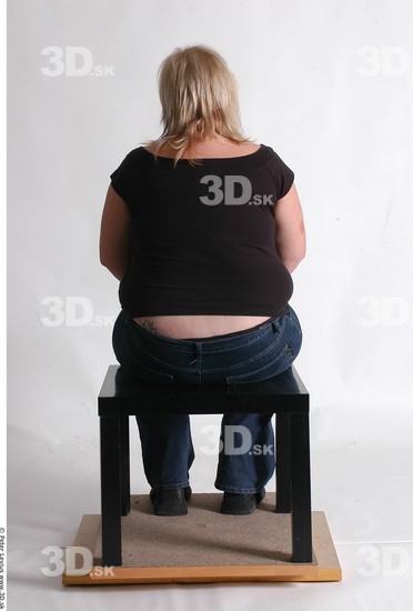 Whole Body Woman Artistic poses White Casual Overweight