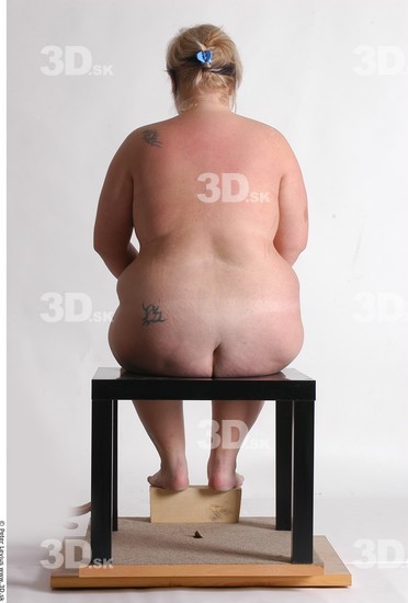 Whole Body Woman Artistic poses White Nude Overweight