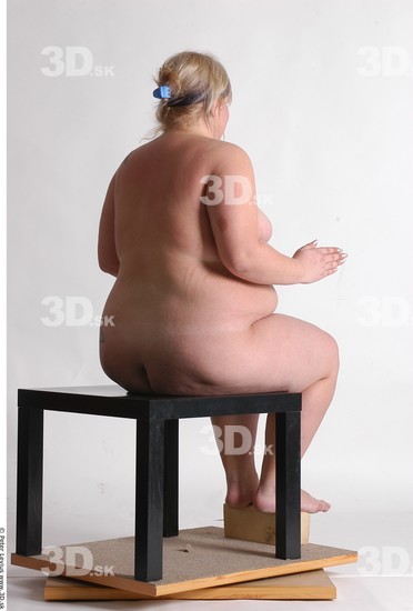 Whole Body Woman Artistic poses White Nude Overweight