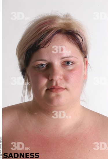 Face Emotions Woman White Overweight