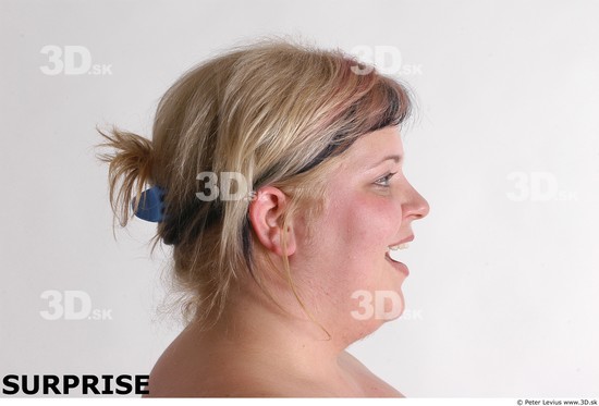 Face Emotions Woman White Overweight