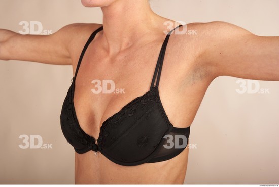 Chest Whole Body Woman Underwear Slim Studio photo references