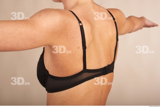 Whole Body Back Woman Underwear Slim Studio photo references