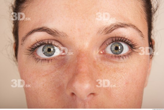 Eye Whole Body Woman Slim Studio photo references