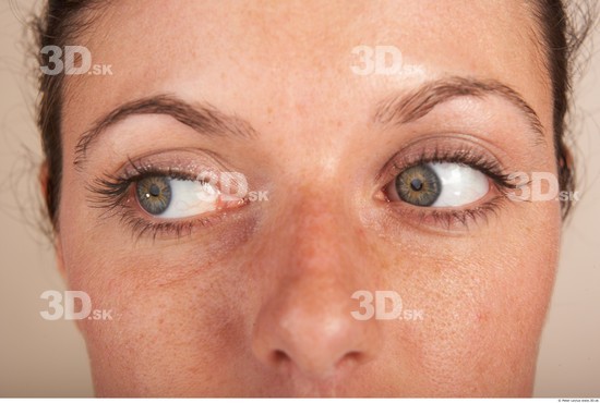 Eye Whole Body Woman Slim Studio photo references