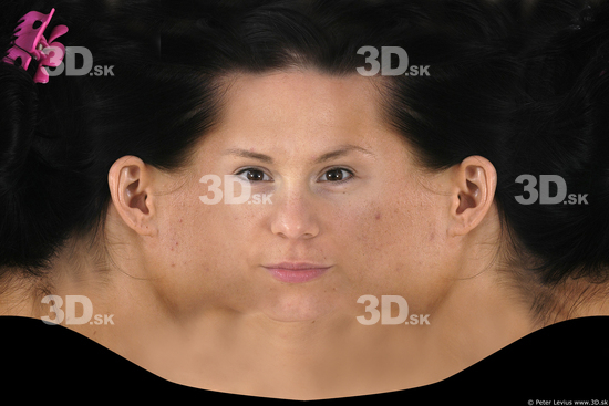 Woman White Head textures