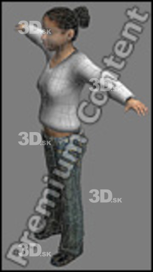 3D model Black Woman