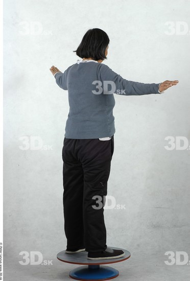 and more Whole Body Woman T poses Asian Nude Casual Chubby Studio photo references