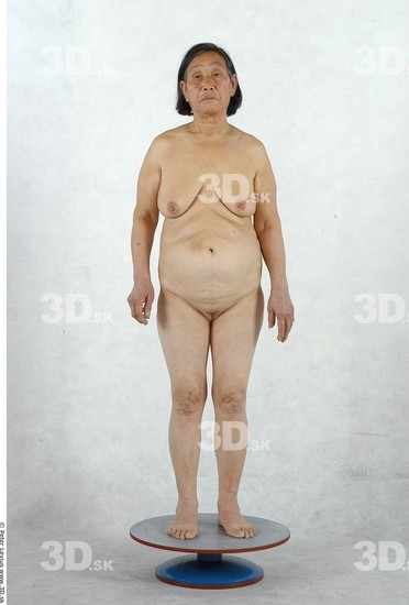 and more Whole Body Woman Asian Nude Chubby Studio photo references