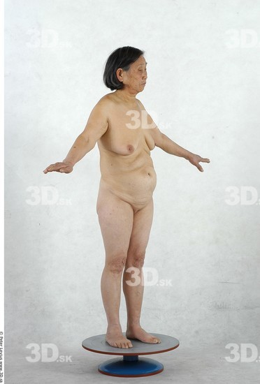 and more Whole Body Woman Asian Nude Chubby Studio photo references