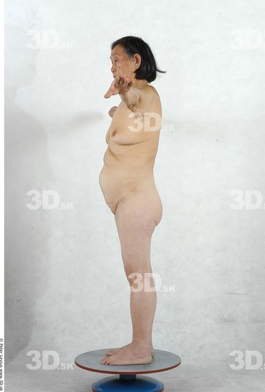 and more Whole Body Woman T poses Asian Nude Chubby Studio photo references