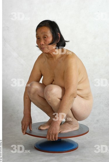 and more Whole Body Phonemes Woman Asian Nude Chubby Studio photo references