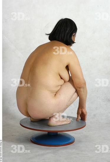 and more Whole Body Phonemes Woman Asian Nude Chubby Studio photo references