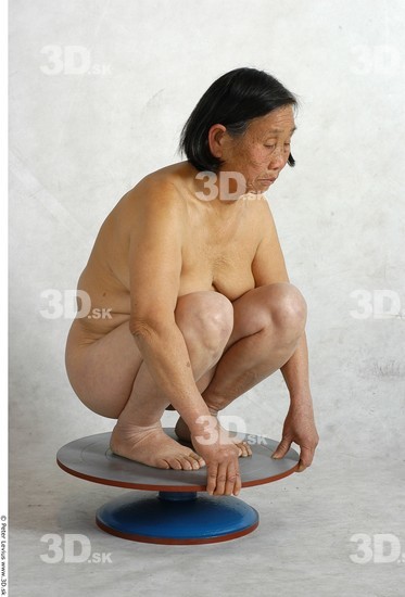 and more Whole Body Phonemes Woman Asian Nude Chubby Studio photo references