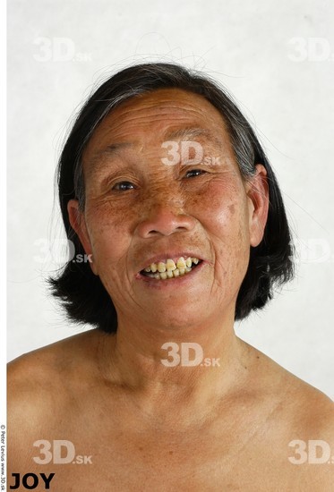 and more Face Whole Body Phonemes Emotions Woman Asian Nude Chubby Studio photo references