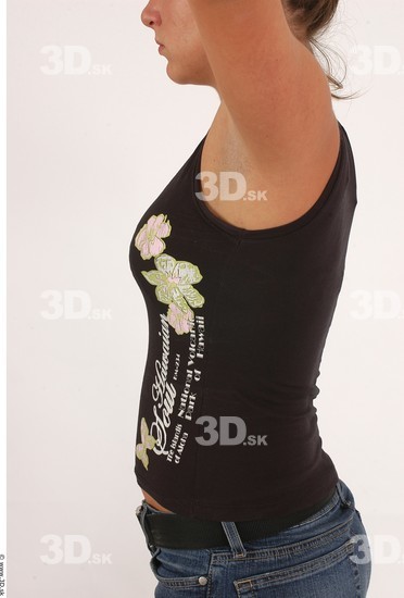 Upper Body Whole Body Woman T poses Piercing Casual Underwear Shoes Slim Average Studio photo references