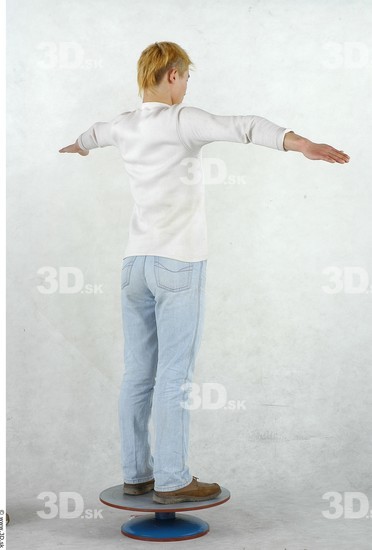 Whole Body Man Asian Slim Male Studio Poses