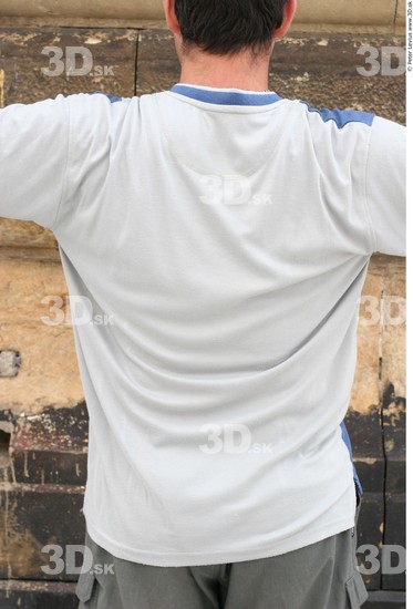 Upper Body Man White Casual Average