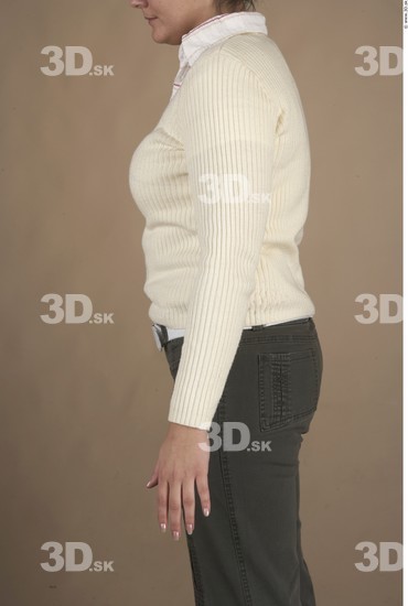 Arm Whole Body Woman Casual Chubby Studio photo references