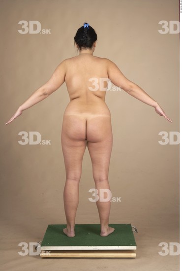 Whole Body Woman Nude Chubby Studio photo references