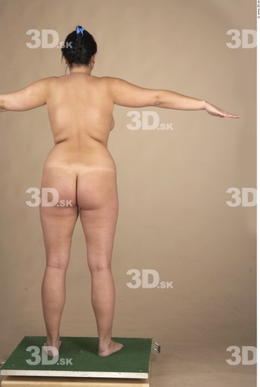 Whole Body Woman T poses Nude Chubby Studio photo references