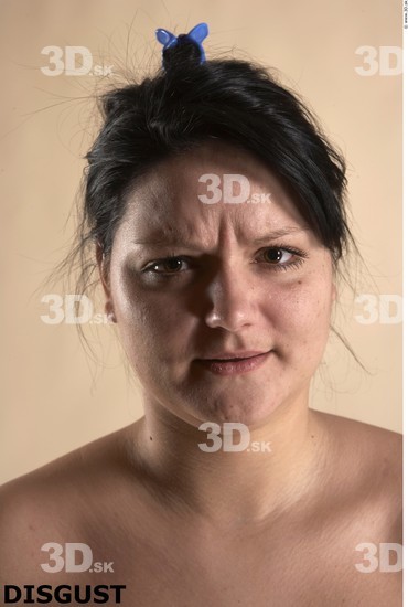 Face Emotions Woman White Chubby