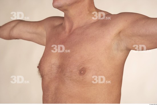 Chest Whole Body Man Nude Average Studio photo references