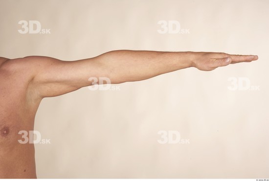 Arm Whole Body Man Nude Average Studio photo references