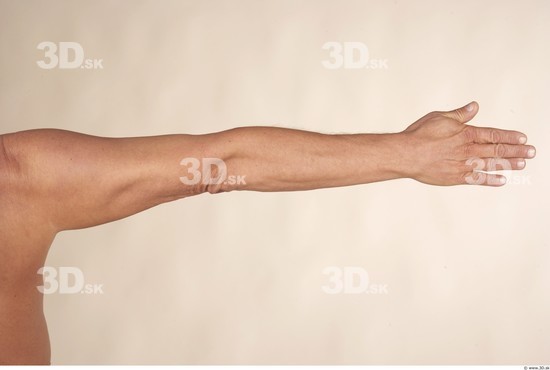 Arm Whole Body Man Nude Average Studio photo references