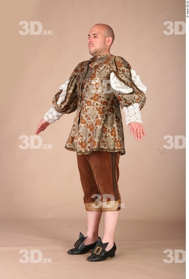 Whole Body Woman White Historical Chubby Costume photo references