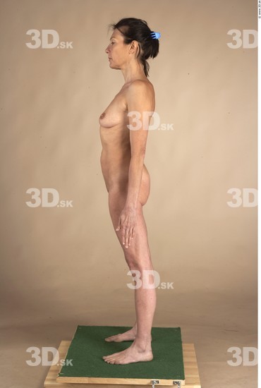 Whole Body Woman Nude Slim Studio photo references