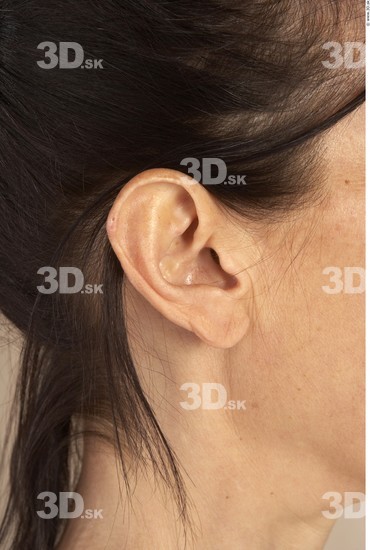 Ear Whole Body Woman Slim Studio photo references