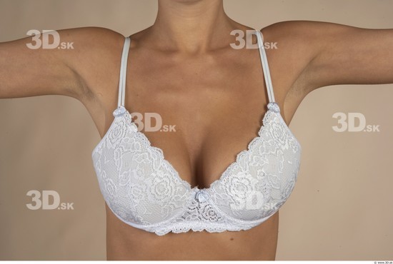 Chest Whole Body Woman Underwear Slim Studio photo references