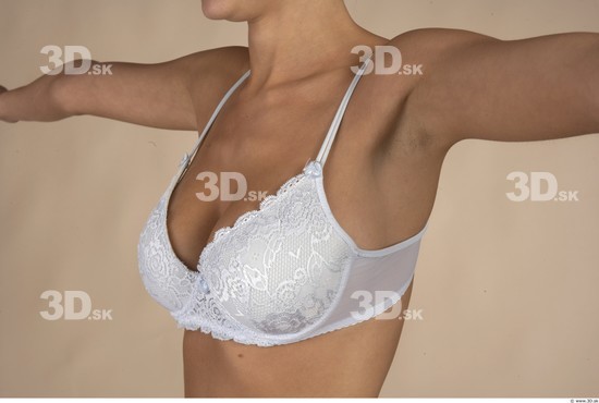 Chest Whole Body Woman Underwear Slim Studio photo references