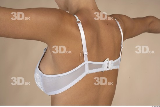 Whole Body Back Woman Underwear Slim Studio photo references